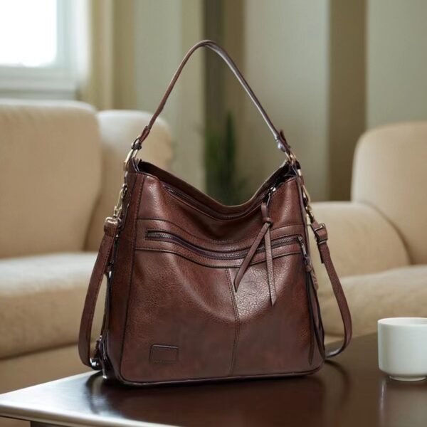 Crossbody Bag Handbag Style Vertical Square Shape - Image 8