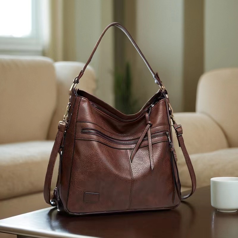 Crossbody Bag Handbag Style Vertical Square Shape - Image 8