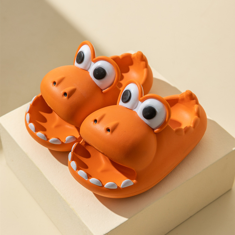 Kids Dinosaur Slippers Wholesale Summer Cartoon Parent Child Outdoor Home EVA Sandals Women Men Kids Cute Slippers Baby Shoes - Image 47