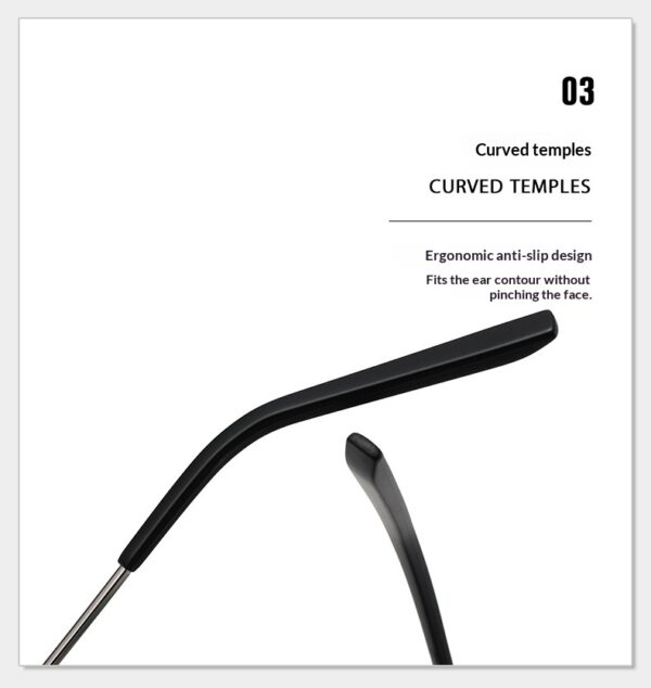 Classic Dual-Beam Sunglasses Mens Fashion Sunglasses - Image 13