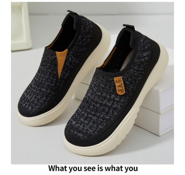 Versatile Spring Flyknit Breathable No-odor Casual Shoes - Image 15