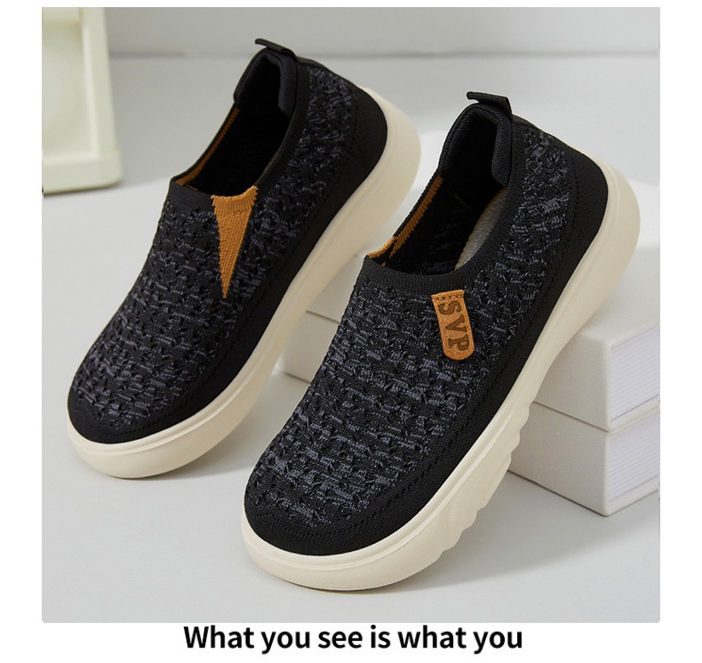 Versatile Spring Flyknit Breathable No-odor Casual Shoes - Image 15