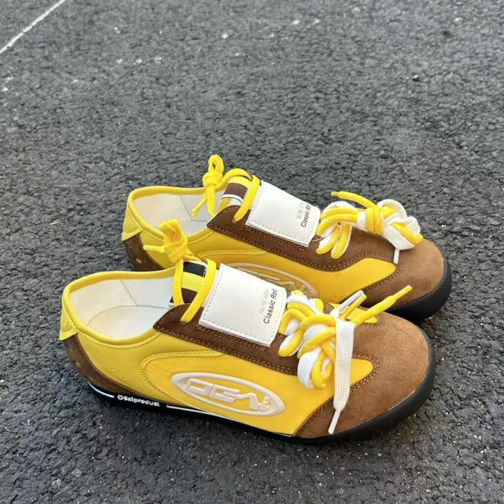 High-end Contrast-color Design Casual Flat Shoes For Commuting