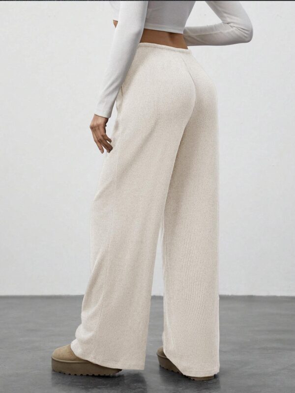 Women's Solid-color Casual Straight-leg Pants - Image 16