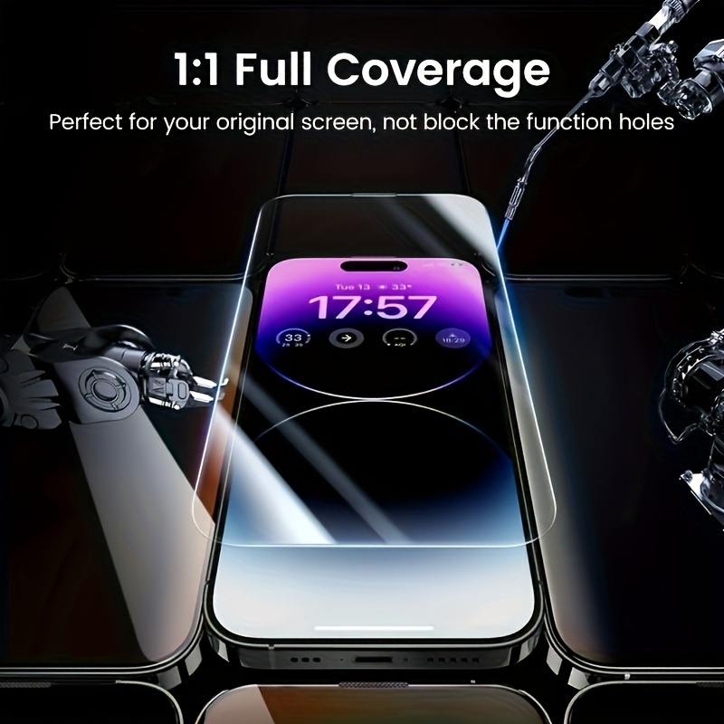 8pcs HD Tempered Glass Screen Protection - For IPhone 14 15 16 Pro - 14 15 16 Pro Max - 17 Air - 16e - 14 15 16 Plus Protective Glass Film - Image 8