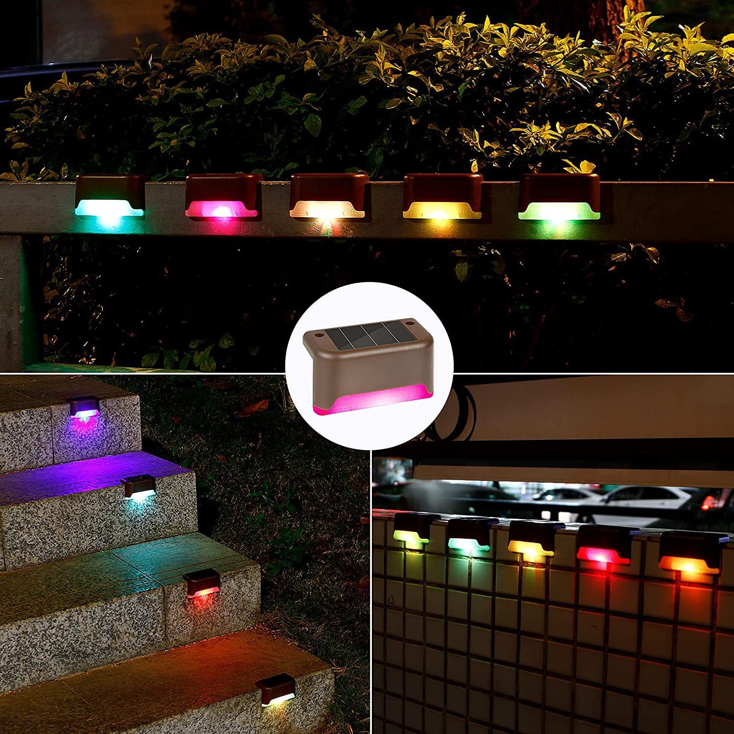 Solar Step Light Outdoor Garden Light Night Light LED Guide Light Ladder Stair Light Balcony Decoration Waterproof - Image 4