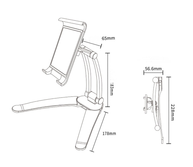 Aluminum Alloy Desktop Tablet Stand - Image 2