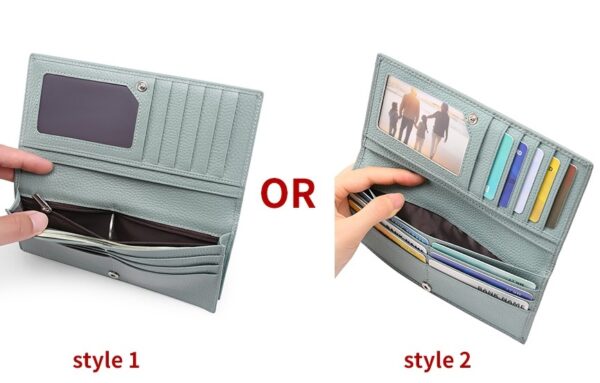 GOIACII Anti-Scanning Womens Long Wallet Ultra-Thin European And American Style Minimalist - Image 16