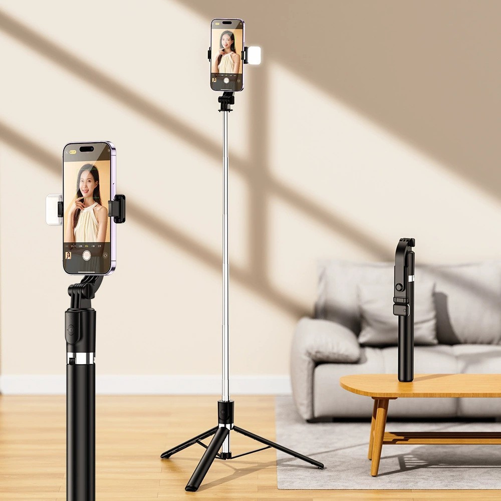R16 Smartphone Stabilization Selfie Stick With Remote Control Extendable Design  And Built in Tripod Legs - Image 21