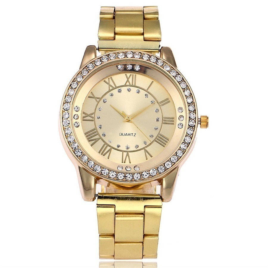 Vansvar Brand Rose Gold Watch Luxury Women Dress Rhinestone Quartz Watch Casual Women Stainless Steel Wristwatches Female Clock - Image 6