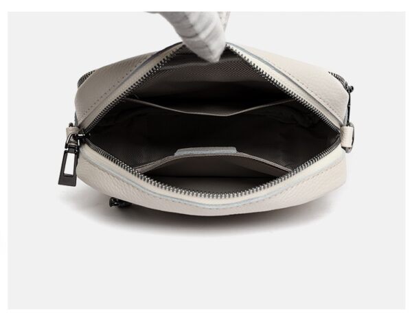 Genuine Leather Womens New Trendy Fashionable Versatile Single-shoulder Bag - Image 16