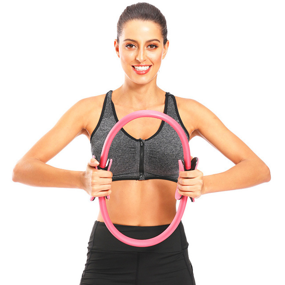 Yoga Fitness Pilates Ring Women Girls Circle Magic Dual Exercise Home Gym Workout Sports Lose Weight Body Resistance - Image 21