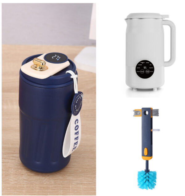 Smart Digital Thermal Bottle Portable Coffee Mug Stainless Steel Water Bottle In-Car Insulated Cup Keep Cold Vacuum Flasks 450ml - Image 36