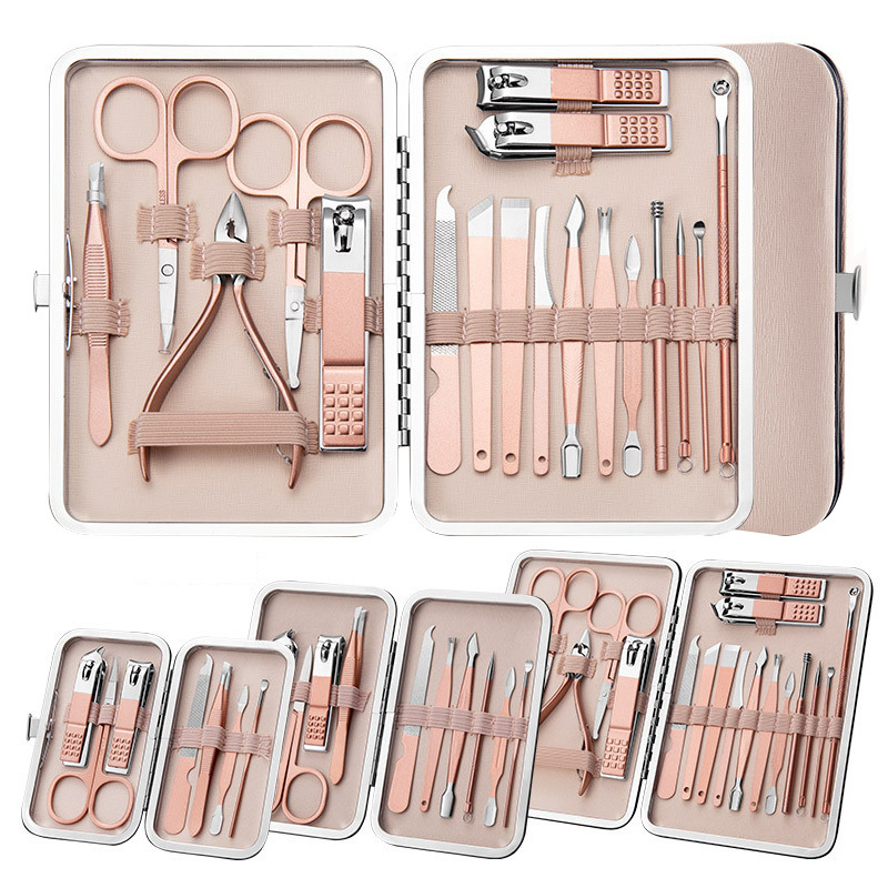 Professional Scissors Nail Clippers Set Ear Spoon Dead Skin Pliers Nail Cutting Pliers Pedicure Knife Nail Groove Trimmers - Image 1