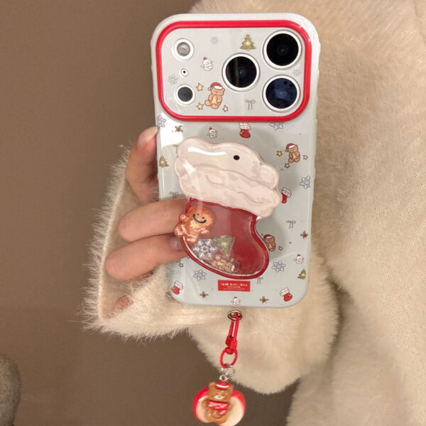Christmas Stocking Shaker Stand Phone Case - Image 9