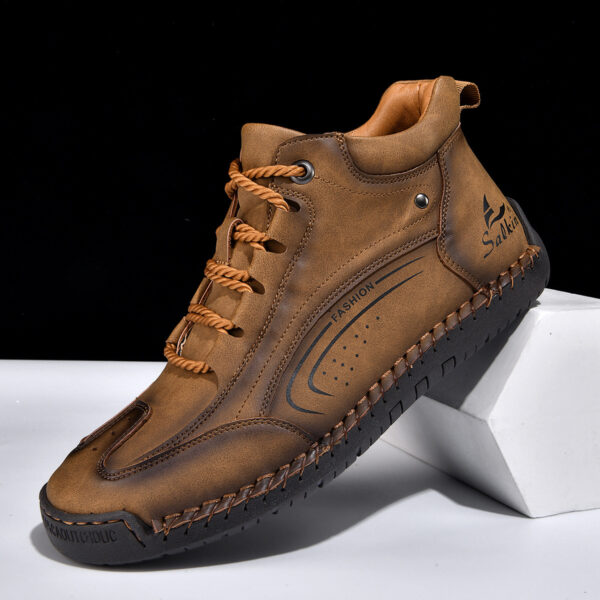 Plus-size Mens Fashion With Hand-stitched Soles - Image 1