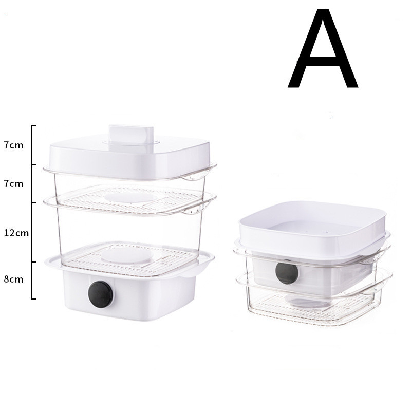 Multi-layer Dish Cover Heat Preservation Kitchen Cover Dining Table Leftover Storage Box Transparent Stack Cooking Hood Steamer - Image 5