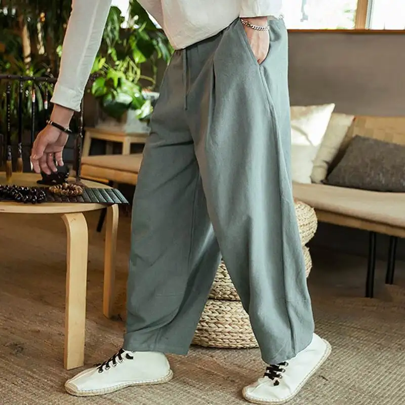 Chinese style large fat wide leg pants - Image 7
