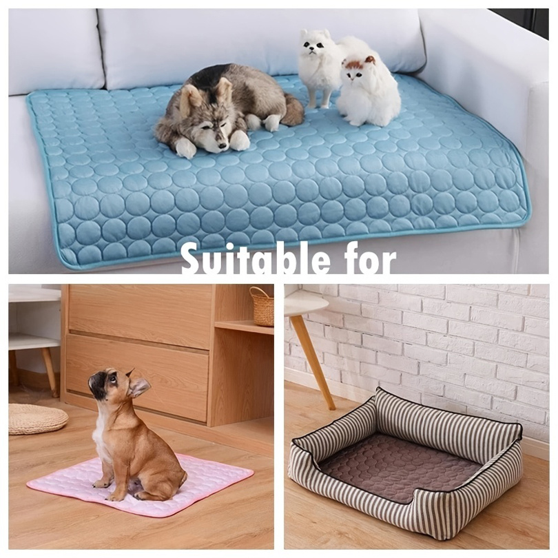 Dog Cooling Mat Summer Pets Cold Bed Extra Large For Small Big Dogs Pet Accessories Cat Durable Blanket Sofa Cat Ice Pad Blanket Pet Products - Image 10