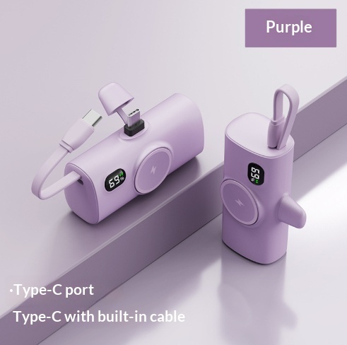 Wireless Magnetic Watch Power Bank With Built-in Cable - Image 24