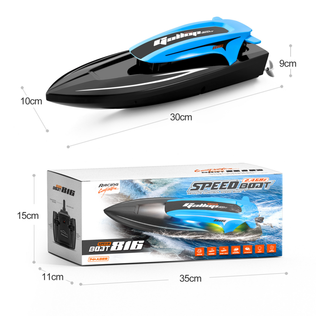816 High-Speed Remote Control Speedboat