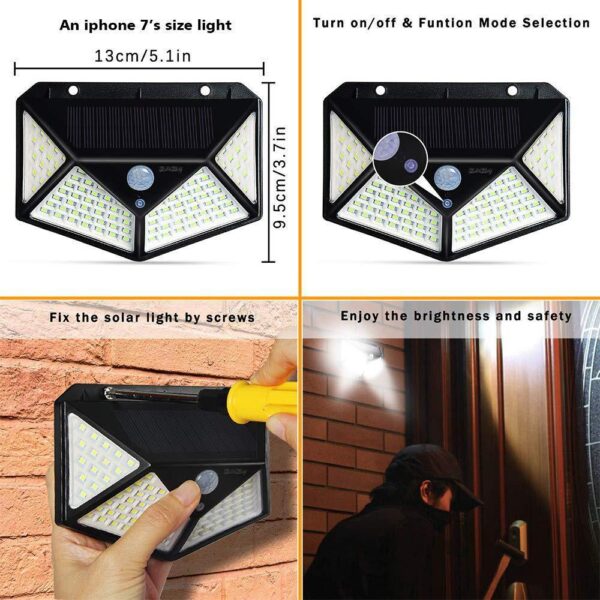 LED Solar Wall Light - Image 2
