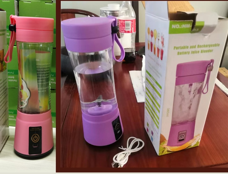 Portable Blender With USB Rechargeable Mini Kitchen Fruit Juice Mixer Home Simple Portable Electric Mini Juicer - Image 18