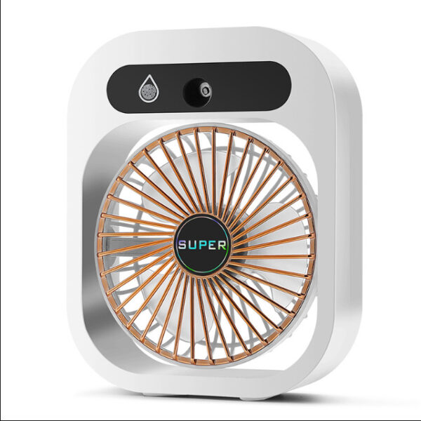 Air Conditioning Fan Desk Misting Fan Air Cooler Cooling USB Rechargeable Humidifier Portable Spray Fan With 3 Wind Speeds Mist Fan For Home - Image 21