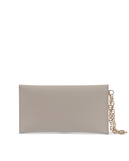 Dee Ocleppo Womens Clutch DC220 LOGO PALMELLATO TAUPE - Image 3