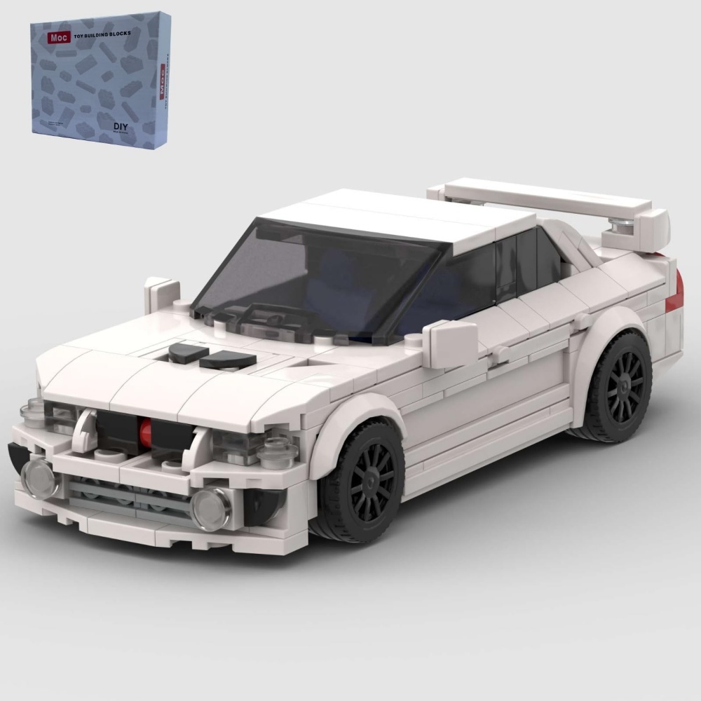 336PCS White Sports Car Toy Building Set,Speed Champion Building Blocks,DIY Vehicles For Adults,Teens And Kids - Image 7