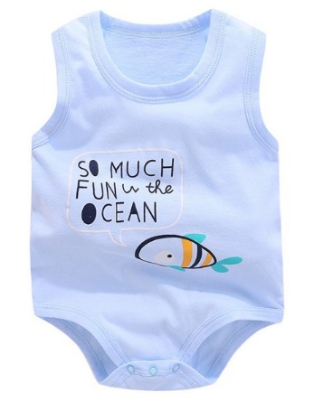 Sleeveless Baby rompers clothes newborn baby clothes - Image 4