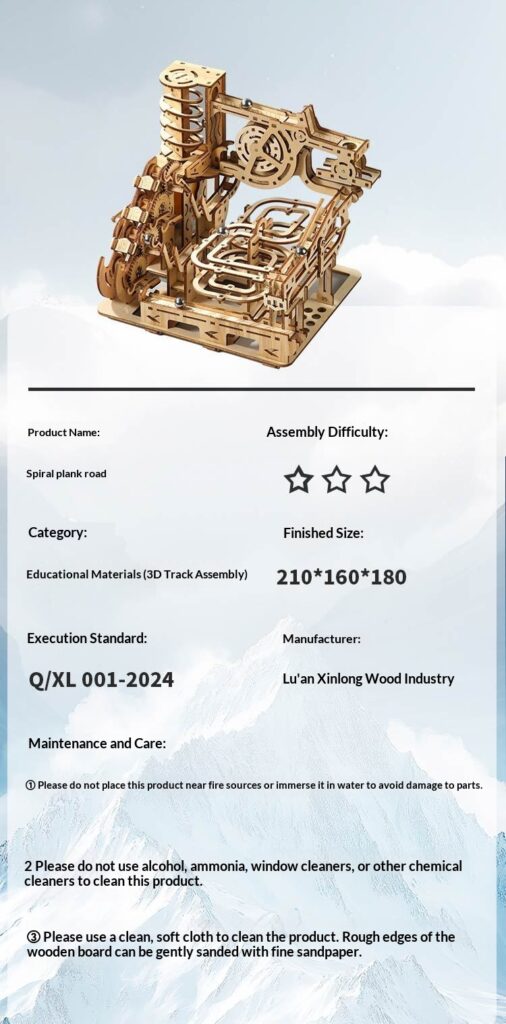 Mechanical 3D Puzzle DIY Handmade Assembly Educational Toy