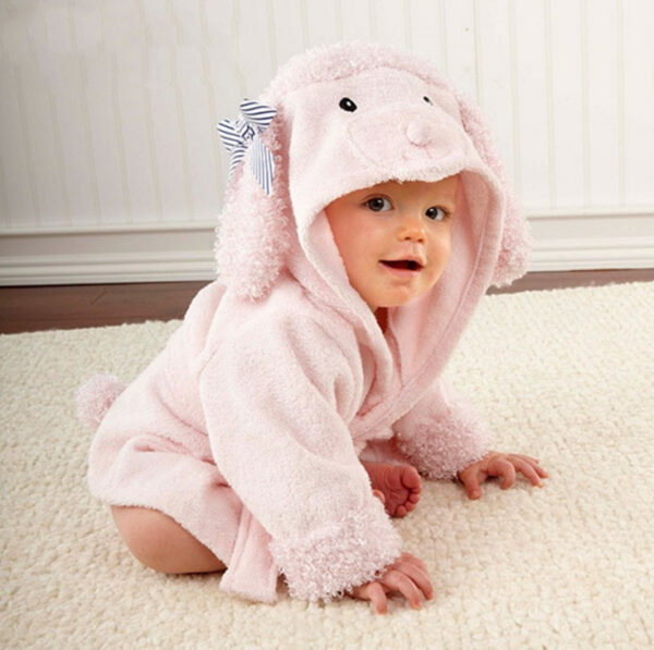 Cartoon Cute Animal Modeling Baby Bath Towels Baby Bathrobes Cotton Children's Bathrobes Baby Hooded - Image 55