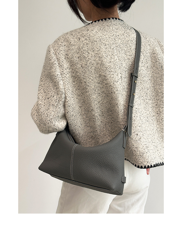 Commuter All-Match Genuine Leather Womens Bag - Image 12