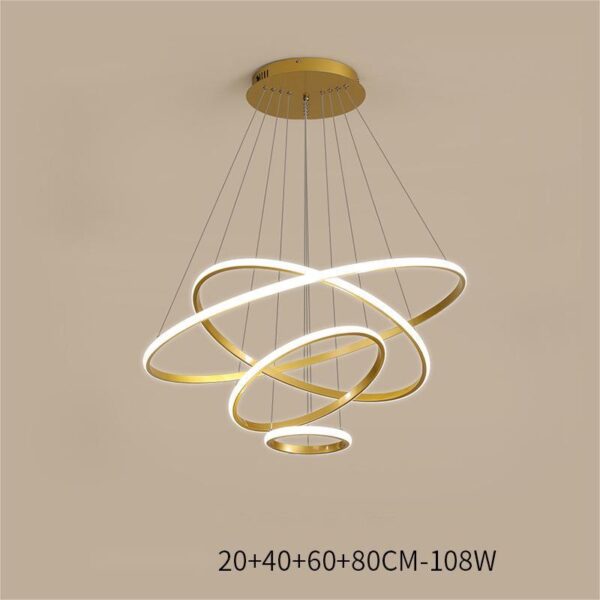 Living Room Chandelier Dining Room Lamp Intelligent Simple Household Chandelier - Image 8