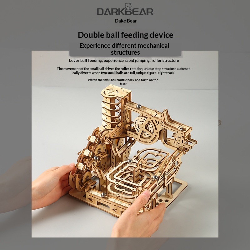 Mechanical 3D Puzzle DIY Handmade Assembly Educational Toy - Image 2