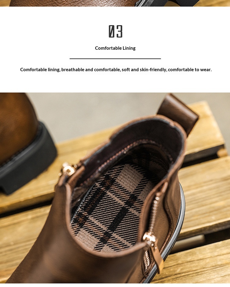 Slip-on Business High-top Casual Ankle Boots