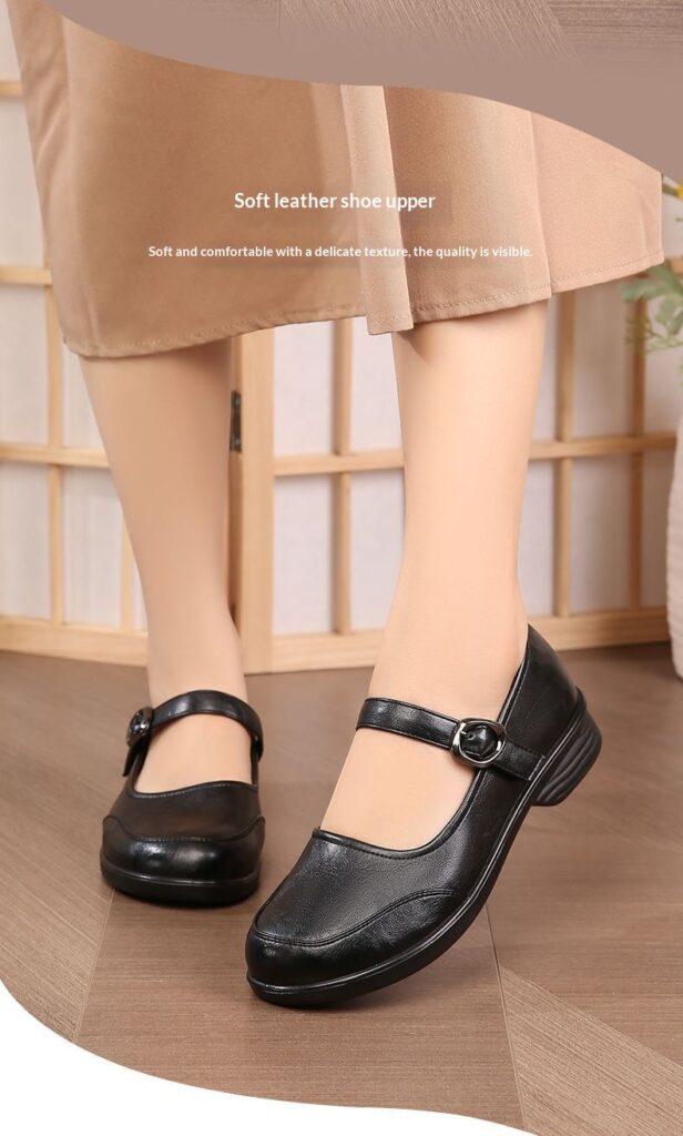 Casual All-match Pumps Soft-soled Womens Shoes