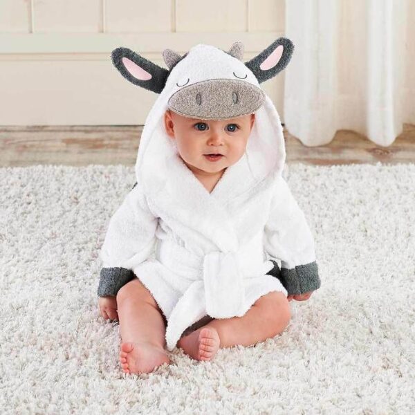 Cartoon Cute Animal Modeling Baby Bath Towels Baby Bathrobes Cotton Children's Bathrobes Baby Hooded - Image 50