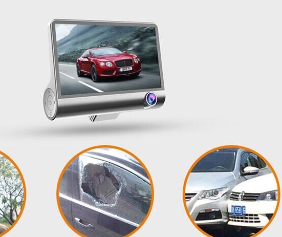 1080P High-definition Three-record Driving Recorder - Image 5