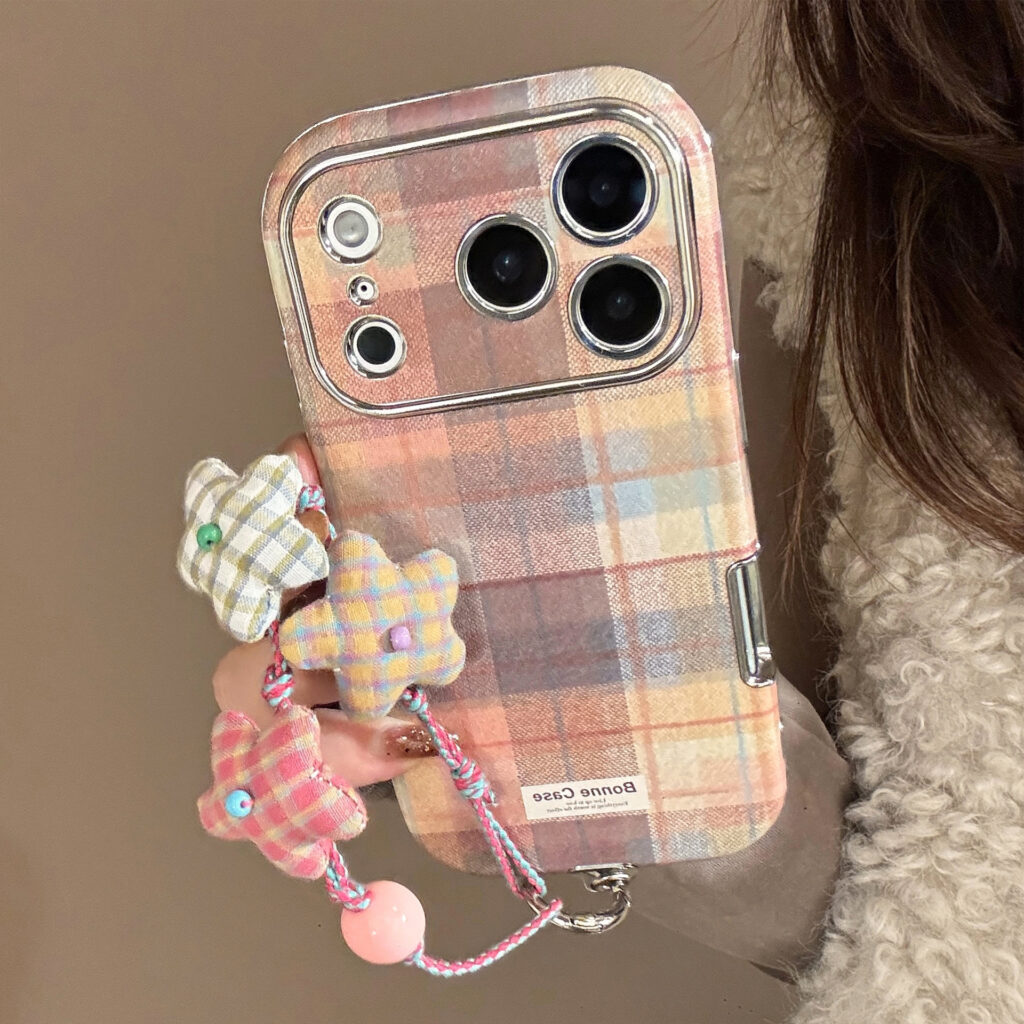 Fabric-Star Electroplated Shatter-Resistant Phone Case
