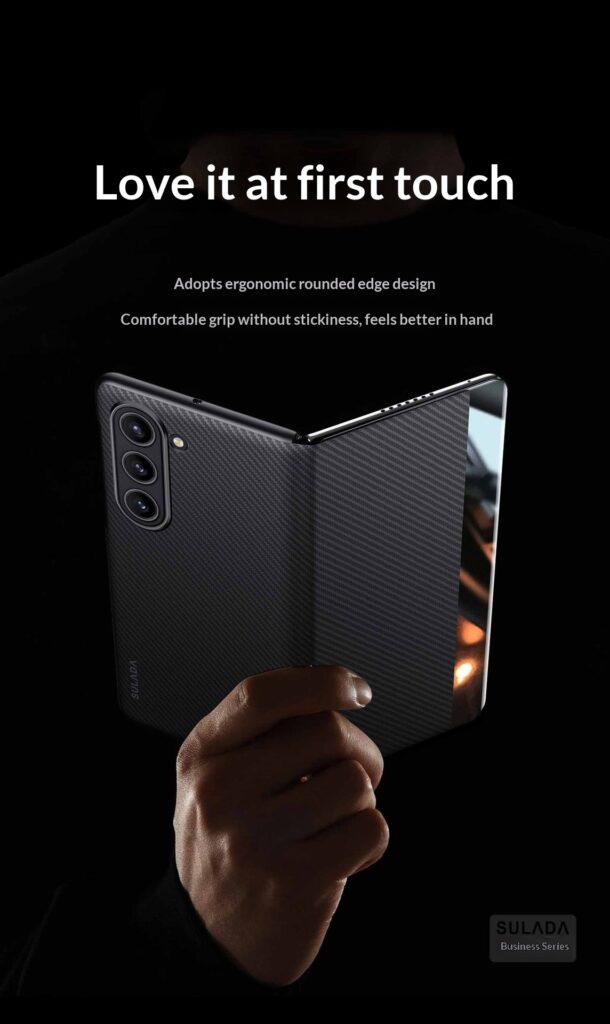 Carbon-fiber Leather Flip Case With Magnetic Card Slots For Phones