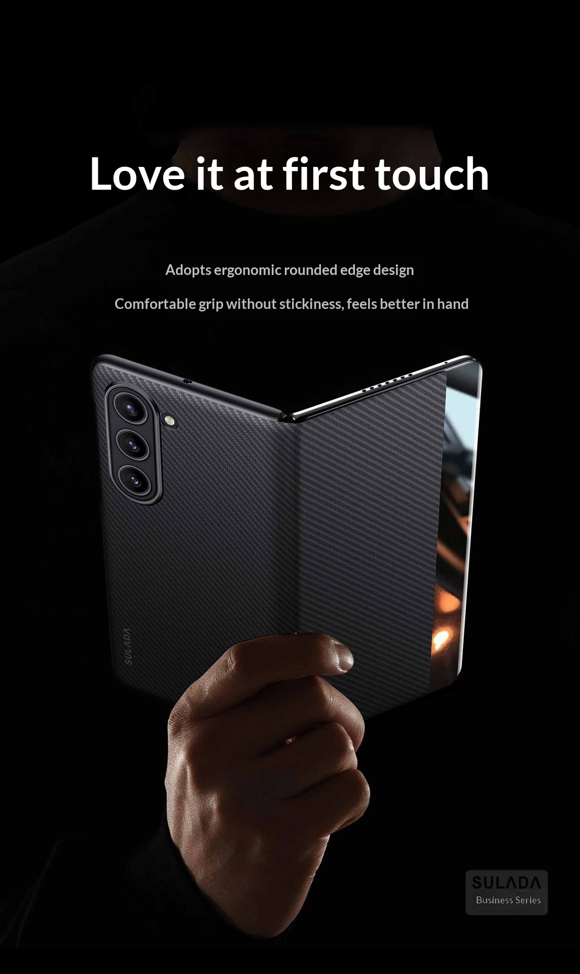 Carbon-fiber Leather Flip Case With Magnetic Card Slots For Phones - Image 15