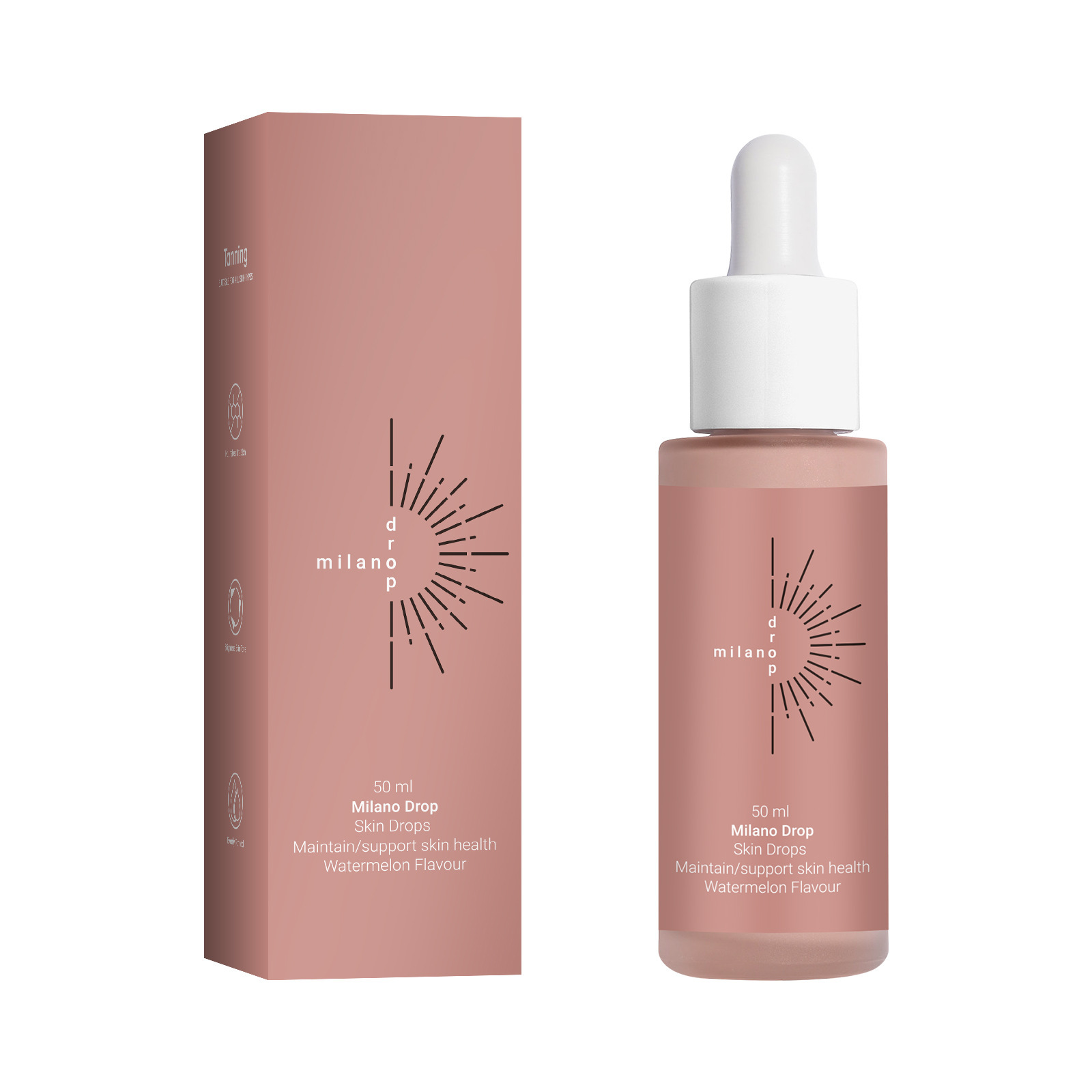 Tanning Face Serum Face Body Tanning Bed Outdoor Fine Line Repair Skin Serum Dark Bronzer Self Tanning Serum Drops - Image 7