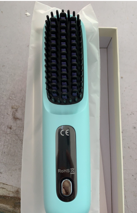 2 In 1 Straight Hair Comb Wireless Hair Straightener Brush Hair Fast Heating Portable Hot Curler USB Charging - Image 20