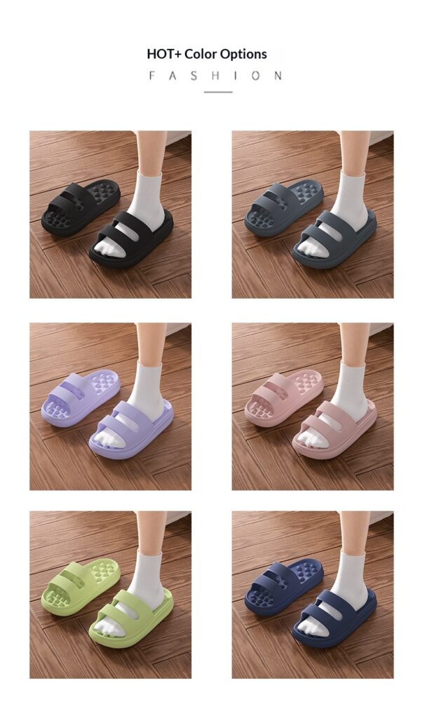 Women's Thick-Soled, Cushy Massage Slippers