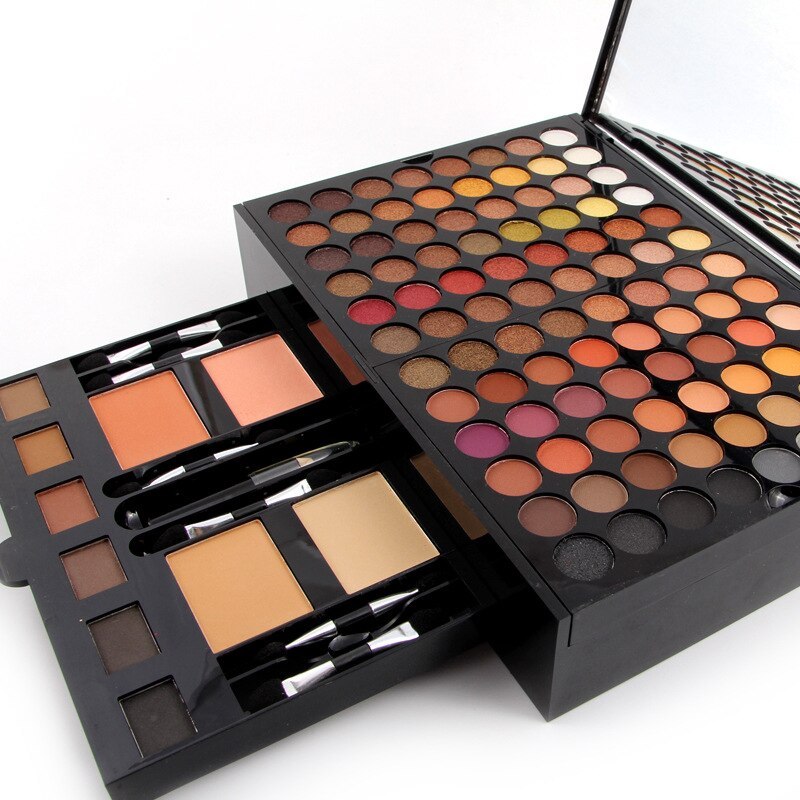 180 Colors Eyes Shadow Blush Set Personalized Piano-shaped Makeup Palette Box - Image 13