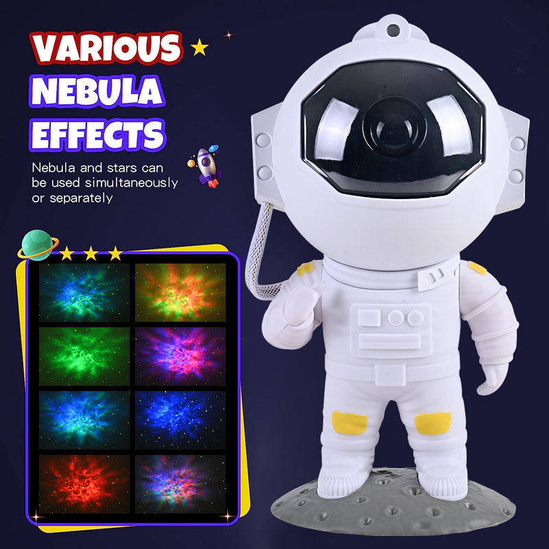 Galaxy Star Projector Starry Sky Night Light Astronaut Lamp Home Room Decor Decoration Bedroom Decorative Luminaires Gift - Image 1