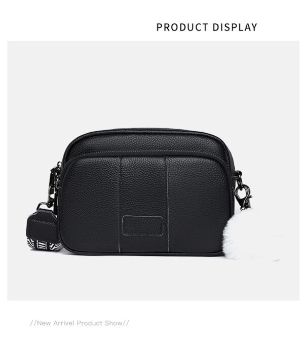 Genuine Leather Womens New Trendy Fashionable Versatile Single-shoulder Bag - Image 14