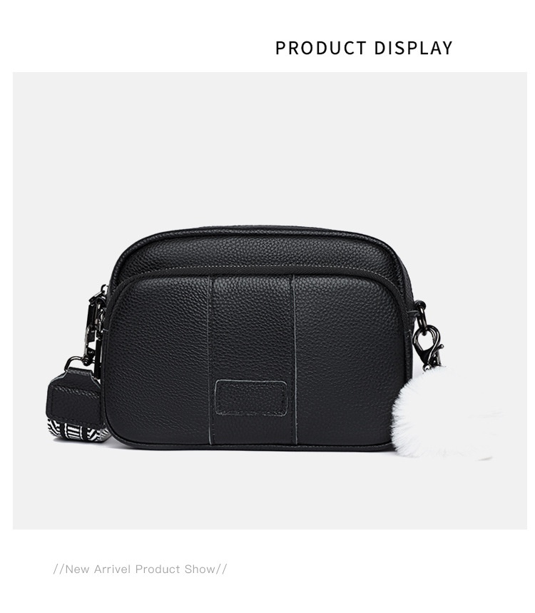 Genuine Leather Womens New Trendy Fashionable Versatile Single-shoulder Bag - Image 14